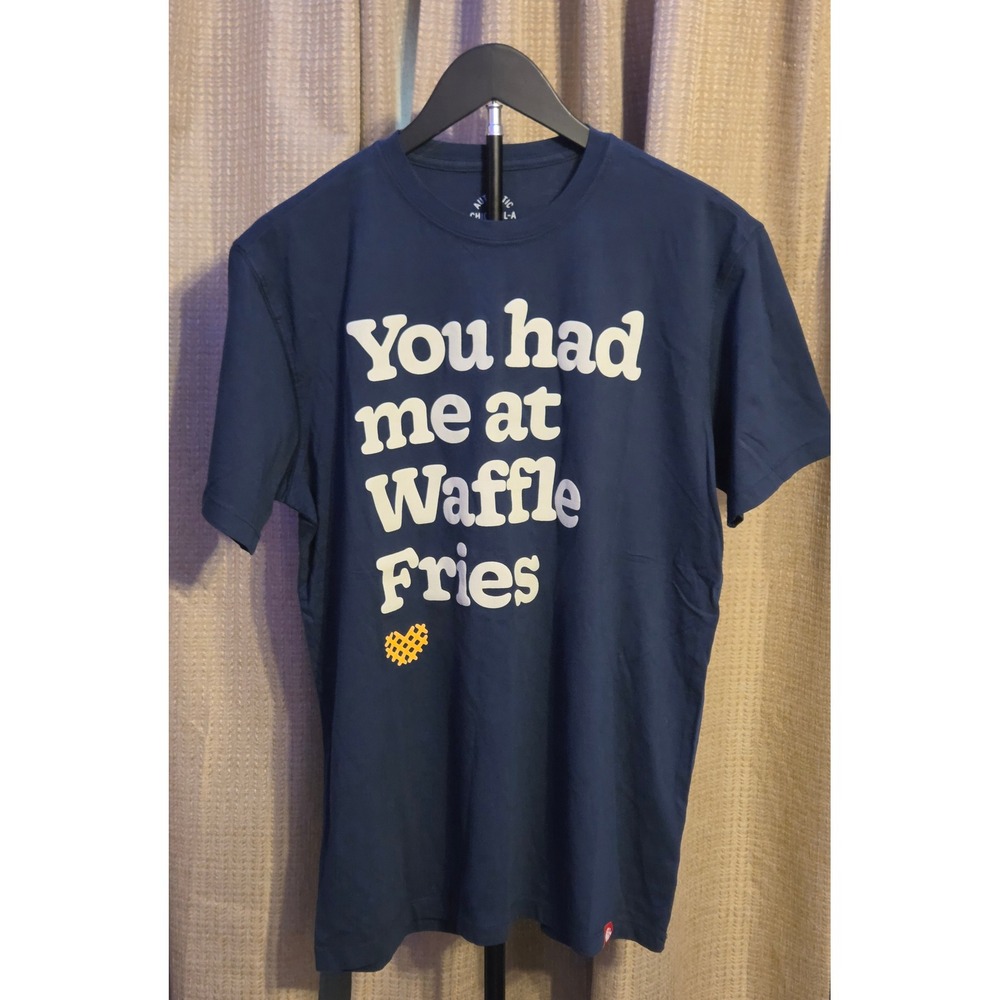 Chick-fil-A You Had Me At Waffle Fries Graphic‎ T-Shirt Women's Size Medium